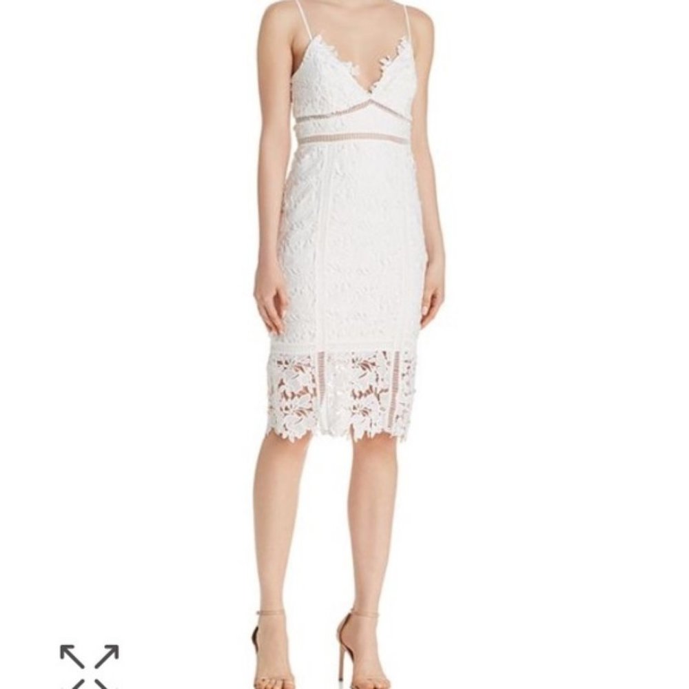 Bardot White Midi Dress